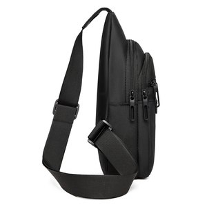 Voyage bandoulière <span class=keywords><strong>poitrine</strong></span> Gym loisirs marche course décontracté bandoulière <span class=keywords><strong>poitrine</strong></span> <span class=keywords><strong>sac</strong></span> hommes porter prise casque - Product Image 2