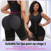 Eurotex Tekstil Ticaret Robe gainante intégrale sculptante Fajas Colombianas pour femme avec contrôle du ventre