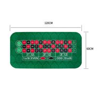 YH Haute Qualité Roulette Nappe Tapis En Caoutchouc Étanche Roulette Disposition Pour Divertissement Casino