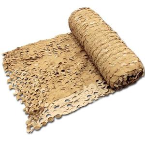 Telo-tela de red de camuflaje, tela de sombra de 4x6m, color desierto/arena/beige - Product Image 1