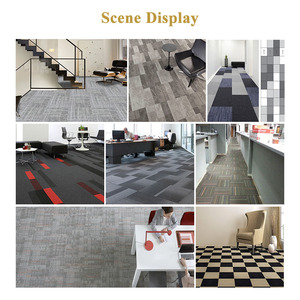 50X50Cm 60X60Cm Tapijttegels Met Pvc-Rug Prijs Van Kleur Tapijt Tegels Vergaderruimte Nylon/Pp Rechthoekige Vloertapijttegels - Product Image 5