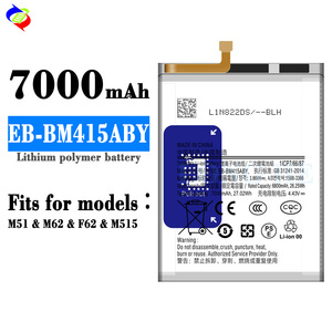 Batteria di Ricambio EB-BM415ABY per Samsung Galaxy M51 M62 F62 M515 7000mAh Batteria Originale - Product Image 2