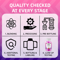 Gummies naturelles en gros pour l'équilibre hormonal féminin, suppléments nutritionnels bio-extrahés pour femmes, OEM, pour le SPM