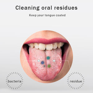 Großhandel Zungen schaber Reiniger Kunststoff Zungen kratzen TPR PP Mundpflege Weich gummi - Product Image 5