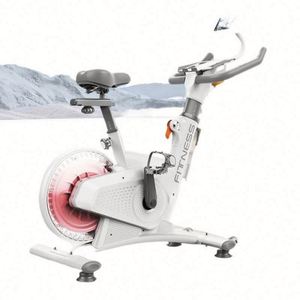 Nouveau Vélo Professionnel Commercial Ultra Silencieux avec Volant d'Inertie de 8 kg, Résistance Magnétique, Écran LCD, Cadre en Acier, Charge Maximale Utilisateur 200 kg - Product Image 3