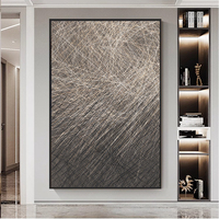 Abstrait lumière luxe salon fond mur peinture décorative entrée couloir couloir moderne nouvelle peinture suspendue