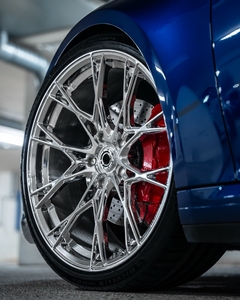 Jantes Forgex Speed Deep Concave 19 20 21 22 pouces 5x112 forgées, style ST9, finition miroir haute brillance pour Audi RS6 RS7 C8 S8 - Product Image 1