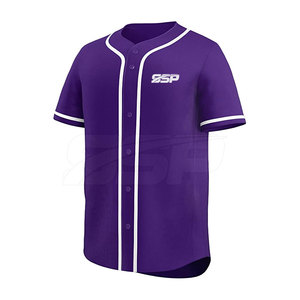 Maillot de baseball/softball personnalisé le plus vendu, respirant, grande taille, séchage rapide, impression numérique, ensemble de vêtements de sport, uniforme de baseball - Product Image 3