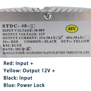 ตัวแปลงไฟ DC 48V 25A เหมาะสำหรับอุปกรณ์เสริมรถกอล์ฟ Club Car EZGO Marshell EAGLE และอะไหล่รถยนต์ - Product Image 3