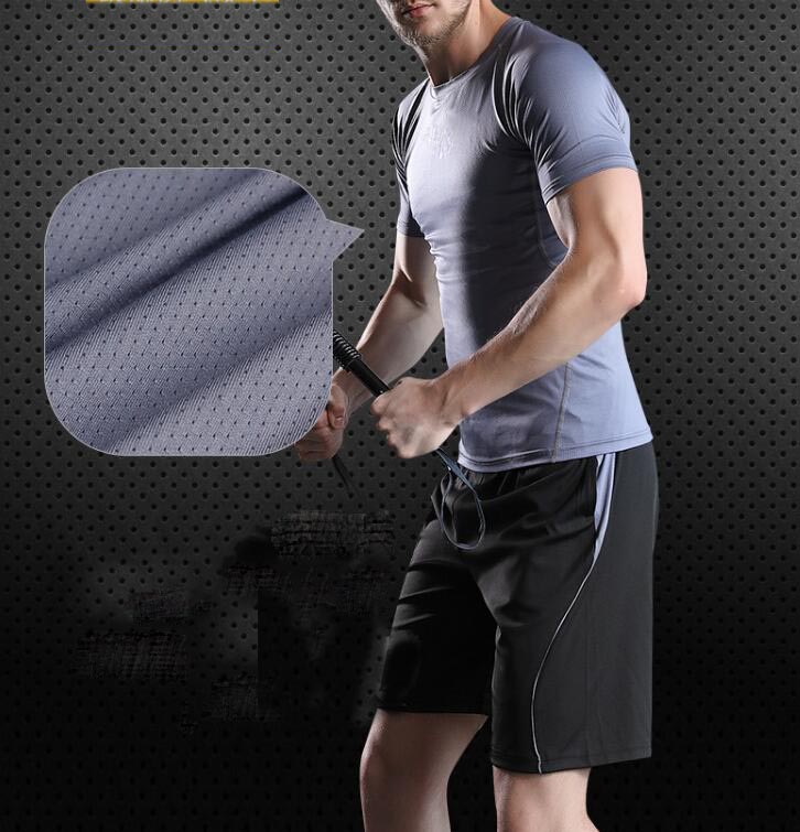 Men's Gym Tights Training Clothes Workout Jogging Sports Set Running Compression Sportswear Suits For Men