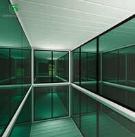 Maison modulaire pliable portable à installation rapide avec toit triangulaire