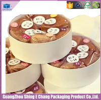 Boîte Cadeau de Gâteau de Lune en Carton Rigide Écologique et Recyclable, Personnalisée, de Luxe, de Qualité Alimentaire, Structure Superposée, Impression Personnalisée, Modèle 2026