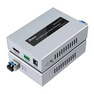 Pabrik 300M 20Km 40Km Audio Video Optik Extender Penerima Atas Serat Kabel 4K Hdmi Fiber Optic transmitter