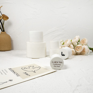 Pot de crème d'emballage cosmétique personnalisé vide avec cuillère 20g 30g 50g 30ml 50ml pot de crème cosmétique transparent pour le visage - Product Image 3