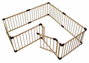 Parc de jeux en bois pour enfants avec <span class=keywords><strong>porte</strong></span>, vente directe usine, centre de jeu sécurisé pour bébés - Product Image 3