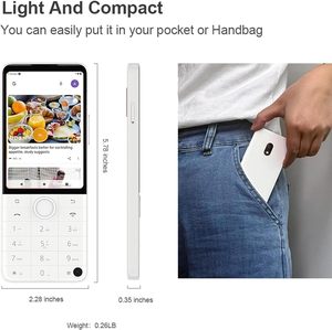 สำหรับ Duoqin Qin F22 Pro 4G สมาร์ทโฟนระบบ Android 12 พร้อมปุ่มกด หน้าจอสัมผัส 3.54 นิ้ว แรม 4GB ความจุ 64GB กล้อง 8MP รองรับซิมคู่ โทรศัพท์สำหรับทำงาน - Product Image 4