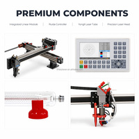 Machines de découpe laser CO2 150W pour bois MDF, plexiglas et acrylique avec caméra CCD