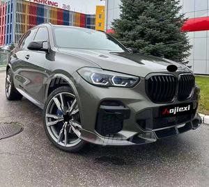 Labbro Paraurti Anteriore in Fibra di Carbonio Stile LD per BMW G05 <span class=keywords><strong>X5</strong></span> Pre Lci 2018-2022, Splitter Anteriore, Kit Carrozzeria - Product Image 3