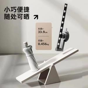 Séchoir à linge mural Lyj0321 à barre unique, pliable, fixe, pour balcon et rangement intérieur - Product Image 5