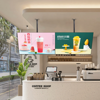 Écran de menu LCD électronique pour restaurant de thé au lait, affichage des prix électronique, fabricant de haute qualité