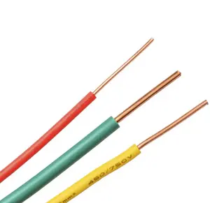 electrical wires THHN/THWN Copper core PVC Insulated Nylon-Sheathed wire 1~20AWG