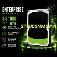 Disco Rigido ST6000NM021A 6TB, Hard Disk 7E8 SATA 512e 3.5" 6TB Interno CMR 6Gb/s 256MB 7200rpm, Accessori per Computer Enterprise