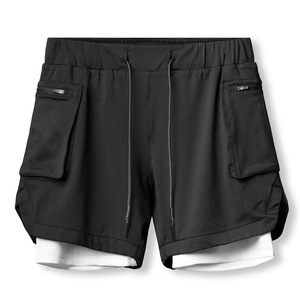 <strong>Men's</strong> <strong>Vintage</strong> Style Mid Waist Drawstring Closure Breathable Quick Dry Outdoor Running Gym Bodybuilding Fitness <strong>Shorts</strong> Hot <strong>Shorts</strong> - Product Image 5