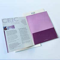 Dossiers de présentation personnalisés A4 A5 avec pochette, garantie de qualité, logo personnalisé, pour le bureau