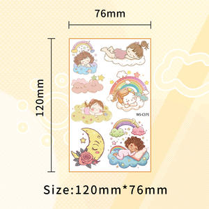 Nuovi Adesivi Temporanei per Tatuaggi con Disegni di <span class=keywords><strong>Cartoni</strong></span> <span class=keywords><strong>Animati</strong></span> per Ragazze, Animali e Farfalle, per Feste di Compleanno, con Vari Tipi di Carta - Product Image 3