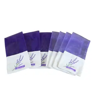 Drawstring Dry Flower Lavender Empty Purple sachet bags for Wedding Party Home Supplies