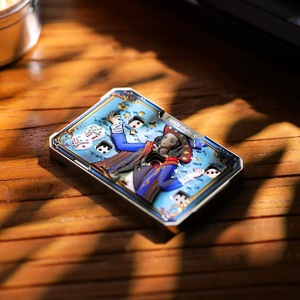 Lucky Flip Dice EDC Fidget Toy, Caja <span class=keywords><strong>de</strong></span> <span class=keywords><strong>Dados</strong></span> Metálica Esmaltada Pintada a Mano, <span class=keywords><strong>Juego</strong></span> <span class=keywords><strong>de</strong></span> <span class=keywords><strong>Dados</strong></span> Coleccionable con Temática <span class=keywords><strong>de</strong></span> Mago y Payaso - Product Image 5