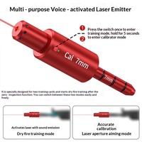 Calibrateur de tir à sec haute précision à infrarouge laser, contrôlé par vibration sonore, avec simulation libre et rechargeable