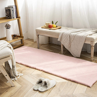 Tapis moelleux super doux, fabrication de tapis en fausse fourrure, tapis à poils longs pour le salon