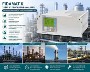 Détecteur d'ionisation haute précision FIDAMAT 6 pour l'analyse des hydrocarbures totaux, construction en acier inoxydable - Product Image 3