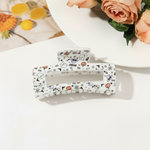 Trending Fashion fiore in resina di paillettes glitterato fermagli per capelli a becco d'anatra decorazioni per ragazze vendita calda all'ingrosso accessori - Product Image 2