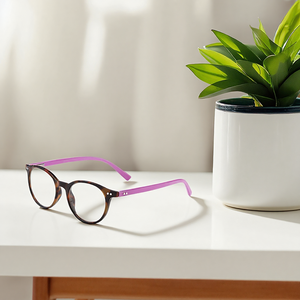 レンズ付き超軽量読書メガネ目保護安全処方スクエアフルリム - Product Image 6