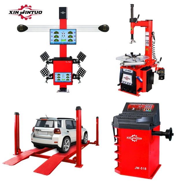 Xinjintuo Garage Equipment 3D Wheel Alignment Machines Laser Wheel Alignment Machine Full Set