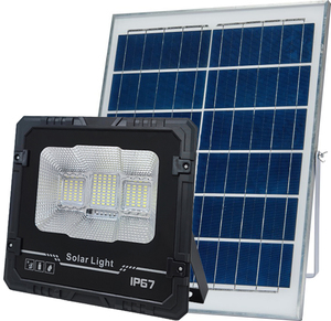YIHAN Solar LED Flood Light 100W IP65 Daylight 5000K COB Wall Mount Outdoor Garden Lighting CE Certified Remote Control 2-Year - Product Image 3