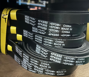 Correa Serpentina 4PK850 <span class=keywords><strong>de</strong></span> Goma EPDM, Correa Acanalada Ligera para Motor <span class=keywords><strong>de</strong></span> Automóvil - Product Image 4