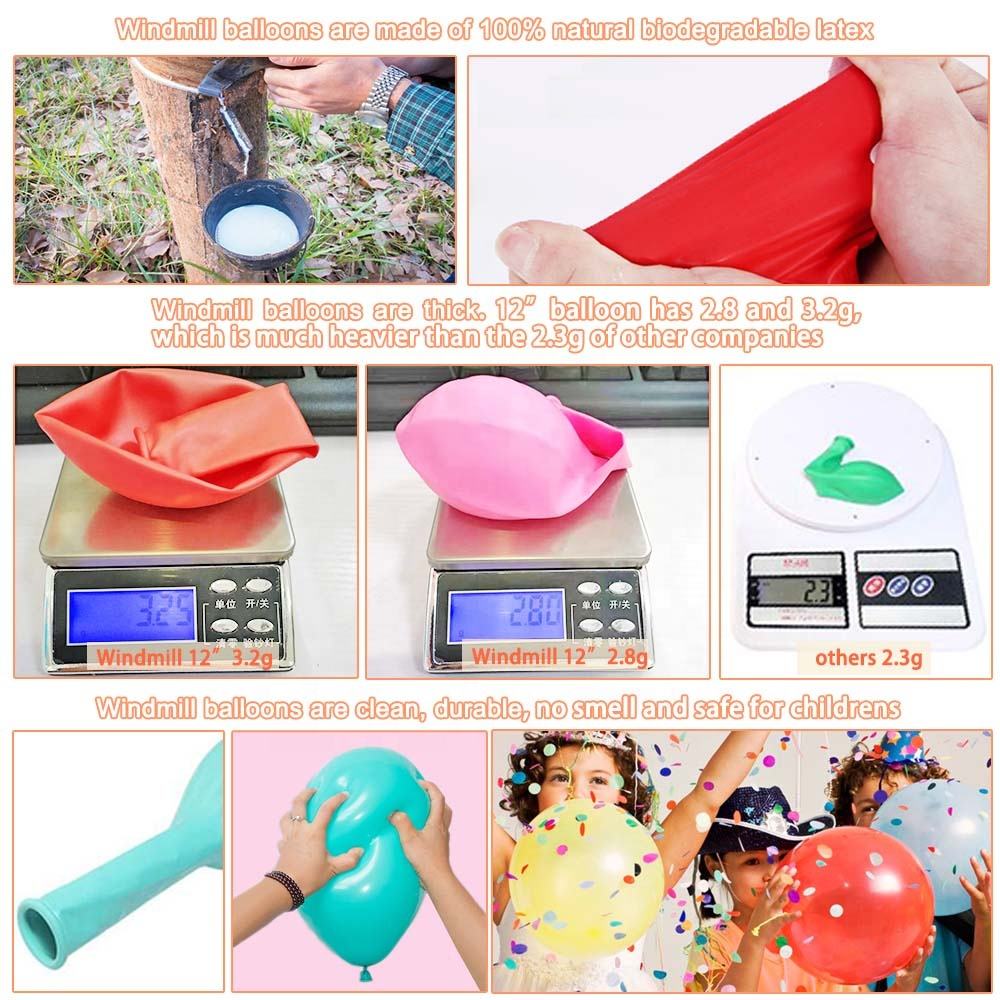 2025 Wholesale 5 10 12 18 36 inch Party Deco Matte Vintage Red Wine Pink Sand White Skin Retro Color Latex Balloon