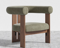 Chaises de salle à manger d'intérieur en gros, construction en bois massif, design moderne avec roulettes pour l'exportation de meubles domestiques
