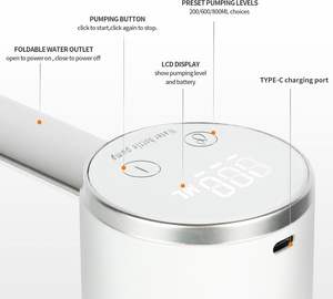 Distributeur d'eau froide portable pliable rechargeable par USB avec support et bidon de 5 gallons pour usage extérieur/VR/ménager – Vente en gros - Product Image 3