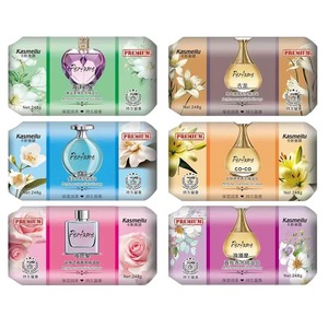 Jabón de baño de hierbas hecho a mano 248g jabón de Perfume de barra sólida aroma Floral 72 piezas/caja hecho a mano y elegante - Product Image 1