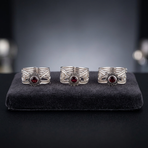 Women's Religious Fine Silver <b>Toe</b> <b>Ring</b> Made in India - Product Image 6