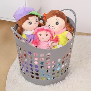 Venta al por mayor sostenible PP hogar plástico lavandería cesta de almacenamiento de artículos diversos multifuncional moldeado por inyección para cocina Baño - Product Image 1