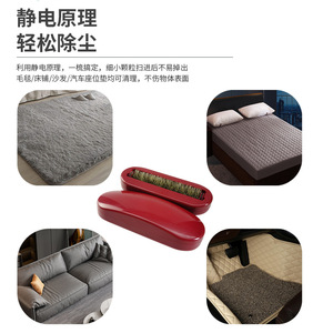 Korean household cleaning brush, eco-friendly <b>roller</b> bristle brush, best-selling dusting brush, carpet cleaning brush, sofa - Product Image 4