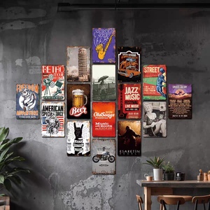 ป้ายโลหะวินเทจลายคาวบอยตะวันตก ตกแต่งผนังสไตล์เรโทร สำหรับบาร์ บ้าน คาเฟ่ - Product Image 5