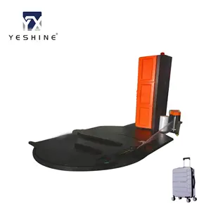 Yeshine Easy Bediening Bagage Pallet Stretch Wrap Machine Volautomatische Koffer Pallet Plastic Stretch Wrap Machine