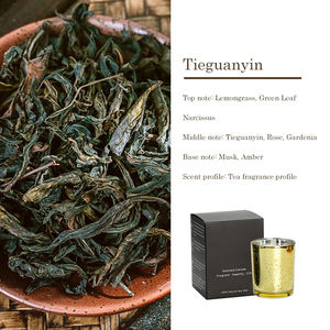 Velas Aromáticas de Lujo de Cera de Soja con Tapa, Etiqueta Privada Personalizada, Elegante Frasco de Vidrio para Decoración del Hogar para Diwali y el Día del Padre - Product Image 6