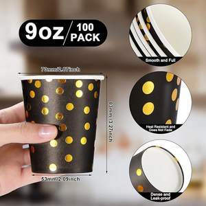 Gobelet à lait, jus d'orange 12oz 16oz, gobelet à paroi simple, boisson chaude avec couvercle, gobelets en carton jetables - Product Image 5